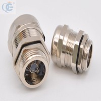 Presse-étoupe en métal ignifuge haute température M32X1.5 en laiton fileté pour blindage M18 M32 IP68K EMC pour machines minières
