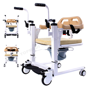 Sedia Comoda Mobile per Trasferimento Pazienti, Sollevatore e Sedia di Trasferimento Medica per Assistenza Domiciliare - Product Image 3