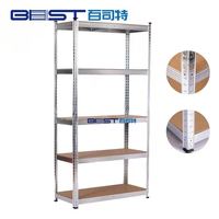 Étagère de rangement en acier réglable à 5 niveaux, revêtement poudré, protection anticorrosion, pour usage industriel – Meilleures ventes