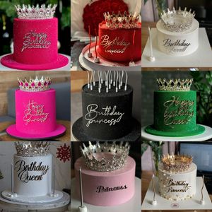 Décoration de gâteau en acrylique « Joyeux anniversaire Princesse » pour gâteau de fête d'anniversaire de <span class=keywords><strong>maman</strong></span> - Product Image 3