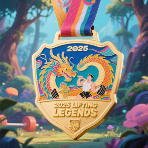 Conquistatore Challenge runner medaglie personalizzate 1 ° 2 ° posto oro argento bronzo metallo antico Design personalizzato per la pallavolo - Product Image 6