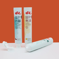 Tube cosmétique vide en aluminium personnalisé par le fabricant, 75g, 100g, 120g, pour hôtel, tube d'emballage plastique laminé ABL, vente en gros, pour dentifrice