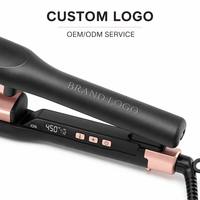 Plancha de Pelo Eléctrica PTC Personalizada OEM&ODM, Rizador de Pelo de 3 Barriles, Cerámica Iónica, Profesional, con Pantalla LCD Digital, para Todo Tipo de Cabello