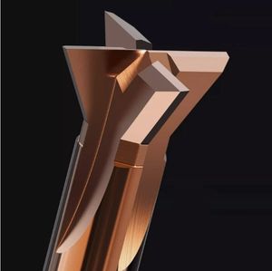 Fresa a Coda di Rondine in Carburo Solido a 4 Taglienti, Angoli 30 45 60 75 Gradi, Accessori per Macchine Utensili - Product Image 5