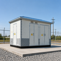 YBW 12 – Nouvelle sous-station préfabriquée triphasée en coffret, sortie 400V, structure compacte, équipement électrique extérieur pour parc industriel