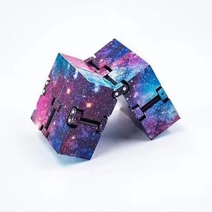 Hot Selling 2026 Children Education Toys Adult <b>Infinity</b> Folding <b>Cube</b> Stress Relief Fidget Toy - Product Image 2