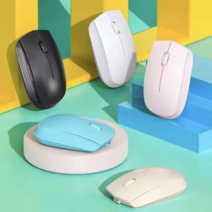 เมาส์ไร้สายชาร์จได้ 1600DPI จากโรงงานโดยตรง เมาส์ออปติคอล USB ขนาดเล็กพกพาสะดวก ออกแบบตามหลักสรีรศาสตร์ สำหรับพีซีและแล็ปท็อป - Product Image 4