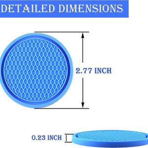 Sous-verres de voiture disponibles en plusieurs couleurs et sélectionnables auprès de General Motors, sous-verres antidérapants - Product Image 3