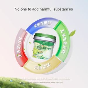 Échantillon Gratuit Peinture à l'Émulsion 01 Peinture Murale Intérieure Acrylique Latex Revêtement Liquide Anti-Moisissure Protection Environnementale à Base d'Eau - Product Image 3