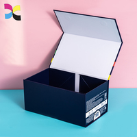 Boîtes cadeaux personnalisées de luxe en carton, étanches, rigides haut de gamme, avec fermeture magnétique, doublure en éponge, gaufrage et design portable pour