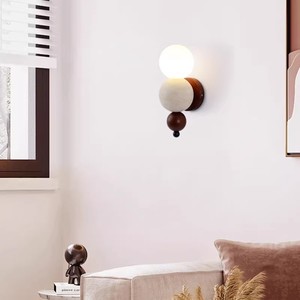 Lámpara de Pared Huangdong Stone, 7 LED Jufan E27, con Interruptor, para Dormitorio, Sala de Estar, Entrada - Product Image 2