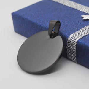Titane acier inoxydable étiquette de chien collier chaîne publicité promotion pendentif étiquette en métal personnalisée - Product Image 4