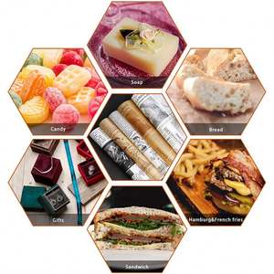 Papier d'emballage alimentaire pour sandwichs, impression journal, résistant à la graisse, logo personnalisé - Product Image 5