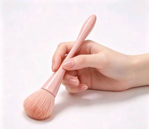 Durable Long-handle Pink Blush <b>Brush</b> Moderate Powder Pickup and Comfortable Grip and Suitable for Women Facial Makeup Use - Product Image 5
