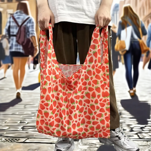 Bolso de Lona con Estampado de Leopardo, Estilo Coreano, Casual, de Gran Capacidad, de Poliéster, para Mujer, Verano - Product Image 2