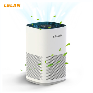 Household Air Purifier 3-Stage Filtration Activated Carbon Layer Pet Hair Odor Elimination <b>Timer</b> Night <b>Light</b> for Bedroom Househo - Product Image 1