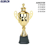 Trophée en métal « Grandes Oreilles », coupe de diamètre standard, vente en gros, meilleur prix, récompense mondiale très demandée