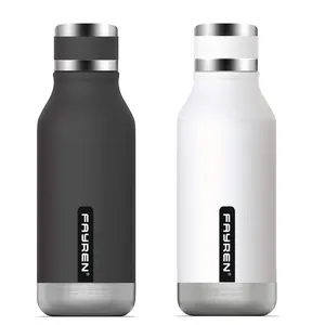 FAYREN保温瓶饮用设计热卖不锈钢新款双壁不锈钢水瓶支撑腹杯