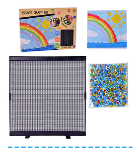 Offre Spéciale : Perles Hama Fusion 5mm sans repassage sur toile maillée, Perles Perler multicolores en PE, sans besoin de fer à repasser - Product Image 2
