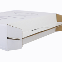 Boîte cadeau pour vin personnalisée, boîte en papier kraft ondulé pliable avec logo imprimé en couleur personnalisée, emballage avec impression extérieure