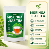 Tisane de Moringa 20 Sachets – Naturelle, Douce, Parfum Léger, Pour la Cuisine et la Routine Quotidienne – Goûtez la Fraîcheur du Fleurs Écloses