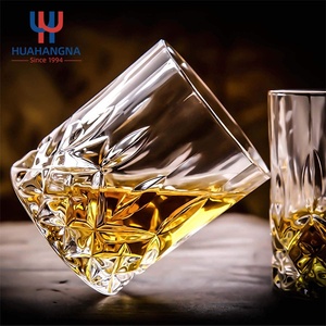 Ensemble de verres à cocktail élégants et haut de gamme de 11 oz, transparents comme du cristal, design unique, style old fashioned pour le <span class=keywords><strong>whisky</strong></span>, pour cadeaux, lot de 4 - Product Image 6
