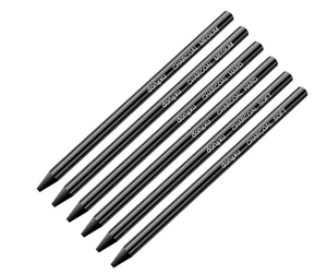 XinyiArt Set Professionale di 6 Matite da Disegno, Matite <span class=keywords><strong>a</strong></span> <span class=keywords><strong>Carboncino</strong></span>, Matite in Grafite Senza Legno per Schizzi - Product Image 3