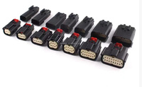 Connecteur automobile 2 3 4 6 broches Couleur noire Connecteur automobile mâle pour faisceau de câbles de voiture