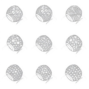 Abalorios de Plata 925 con Esmalte Mágico y Logo <span class=keywords><strong>Original</strong></span> - Set de Abalorios Redondos Huecos de Alta Calidad - Pulsera para Mujer - DIY - Product Image 1