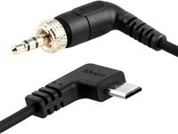 Cable Timecode de Alvin's Cables para Cámaras FX3/FX30/A7S3/A1, Generador Deity TC-1, Cable de Bloqueo de 3.5mm TRS a Micro USB de 35cm/13.8in