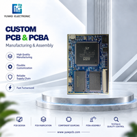 OEM ODM Rogers PCBA Frekuensi Tinggi dengan Kontrol Impedansi untuk Modul Komunikasi Robot Pabrik Bersertifikasi ISO9001