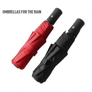 Parapluies promotionnels personnalisés avec logo, coupe-vent, anti-UV, mini parapluies de poche pliables en 3 sections, parapluies automatiques pour la pluie - Product Image 2