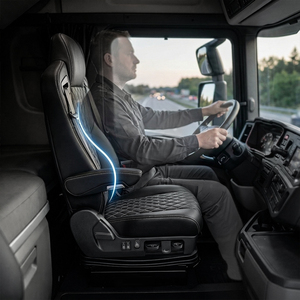 Asiento de Camión Semirremolque Ergonómico Ajustable con Bolsa de Aire de Cuero PU de Fábrica para Isuzu MAN Hino <span class=keywords><strong>Scania</strong></span> DAF Toyota Iveco - Product Image 6