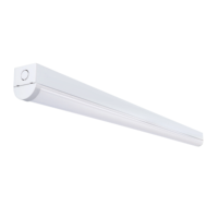 Luminaria LED de 2 pies (600 mm) y 18 W, CCT Ajustable 30K/40K/50K, Montaje en Superficie, Aleación de Aluminio, IP20, Iluminación para Oficina