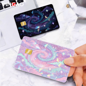 Adesivo Personalizzato Olografico Effetto Vetro Rotto per Carte <span class=keywords><strong>di</strong></span> <span class=keywords><strong>Credito</strong></span>, Skin in Vinile Personalizzata, Cover per Carte Bancarie, Logo Branding, Adesivo Impermeabile Fustellato - Product Image 1