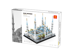 ชุดของเล่นบล็อคสร้างมัสยิดอิสตันบูลสีฟ้าชุดสถาปัตยกรรม5251ของเล่นเพื่อการศึกษาโมเดลไก่งวงบล็อก - Product Image 2