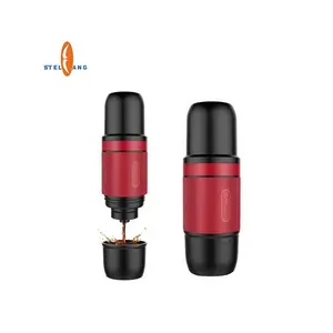 LED Indicator capsule coffee machine portable mini espresso travel coffee maker for flight outdoors