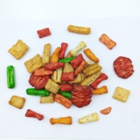 Mezcla de Galletas de Arroz al Estilo Japonés, Varias Formas y Colores, Bocadillos Salados Horneados para Venta al por Mayor