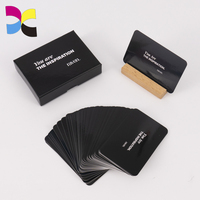 Jeux de cartes de questions personnalisés en gros, recyclables, avec emballage sur mesure pour couples