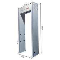 Sécurité de sensibilité élevée de prix usine vérifiant la promenade par la porte de détection en métal
