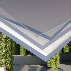 Tấm lợp nhựa Polycarbonate trong suốt phẳng tấm rắn cho nhà kính - Product Image 2