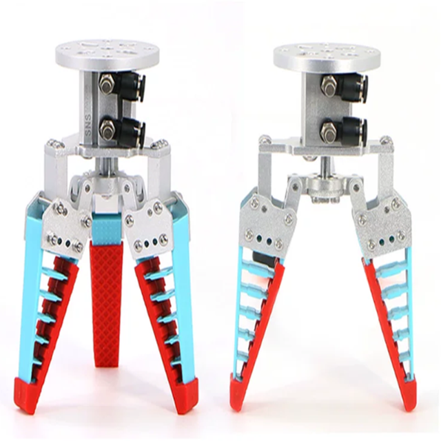 Flexible Robotic Gripper, Bionic Soft Adaptive Mechanical Finger, Pneumatic/Electric Soft Claw Fixture for Robot Arm
