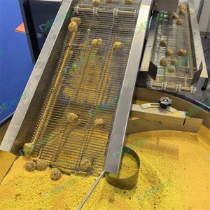 Machine à paner rotative, machine à paner les filets, machine à paner les galettes, machine à paner les miettes <span class=keywords><strong>de</strong></span> pain, machine à pré-poudrer pour les nuggets <span class=keywords><strong>de</strong></span> <span class=keywords><strong>poulet</strong></span> frit - Product Image 5