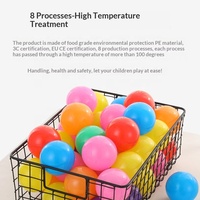 Bunte, verdickte LDPE Ocean Macaron umweltfreundliche Wasserblasenbälle für Kinderspielplätze, Indoor-Spielzeug für Kinder von 4-14 Jahren