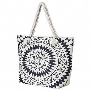 Bolsa de Playa de Verano con Estampado Digital Bohemio, Bolsa de Viaje, Deportiva, para Fitness, Bolsa de Compras de Lona de Gran Capacidad - Product Image 4