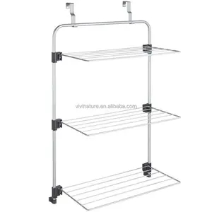 Over Deur Opknoping 3 Tier Vouwen Doek En Handdoekenrek, Doek Rack