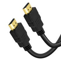 FOYUN Câble HDMI plaqué or 1.5m Conducteur en cuivre haute vitesse 1.4v Résolution 1080p Diamètre extérieur personnalisable PS4 Vidéo TV