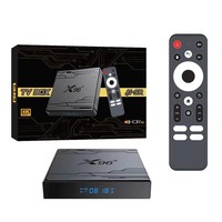X96NEX Amlogic S905Y5 Android 14 Quad Core 4K Set Top TV Box 4/32GB Streaming WiFi 2.4G/5GHz