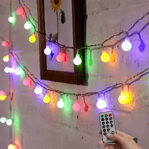 3m 20 led 빛 문자열 공 구슬 서리로 덥은 공 빛 문자열 도매 작은 등불 크리스마스 장식 빛