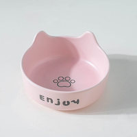 Gamelle surélevée en céramique et bois pour chats et chiens avec support anti-renversement, double gamelle noire pour voyage en extérieur